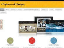 Tablet Screenshot of highmarkdesigns.com